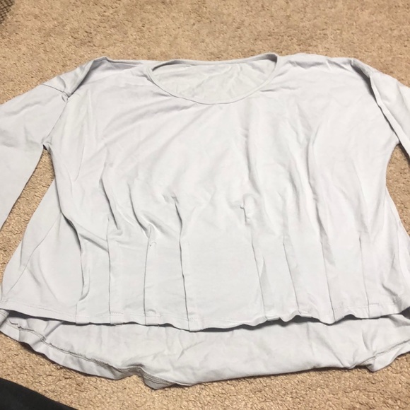 Tops - Grey Blouse Tops - Grey Blouse